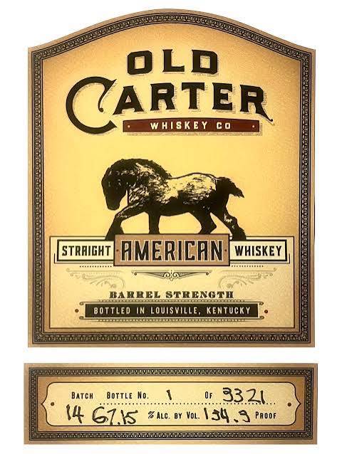Old Carter Straight American (750ml)