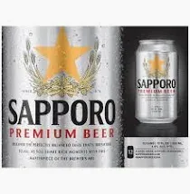SAPPORO 6 PACK Can 12 (oz)