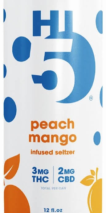 Hi 5 Peach Mango (3 MG THC)