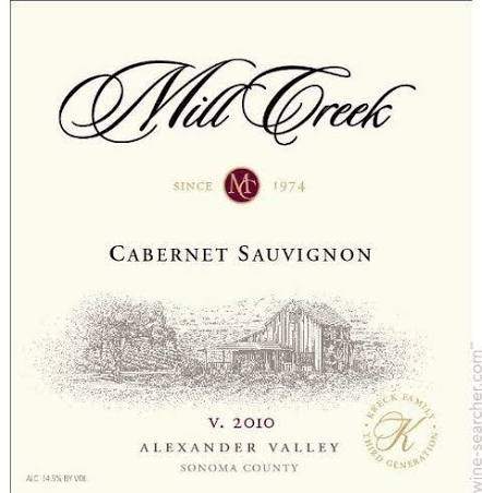 Mill Creek Cabernet Sauvignon (750ml)